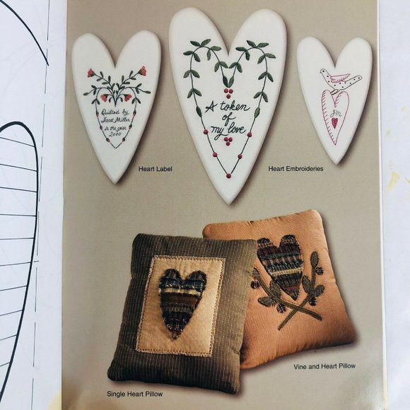 City Stitcher At The Heart Of Folkart Quilting Cross Stitch Crochet Patterns - Picture 9 of 11